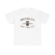 Brooklyn Bridge Graphic T Shirt NEW Unisex Heavy Cotton Tee