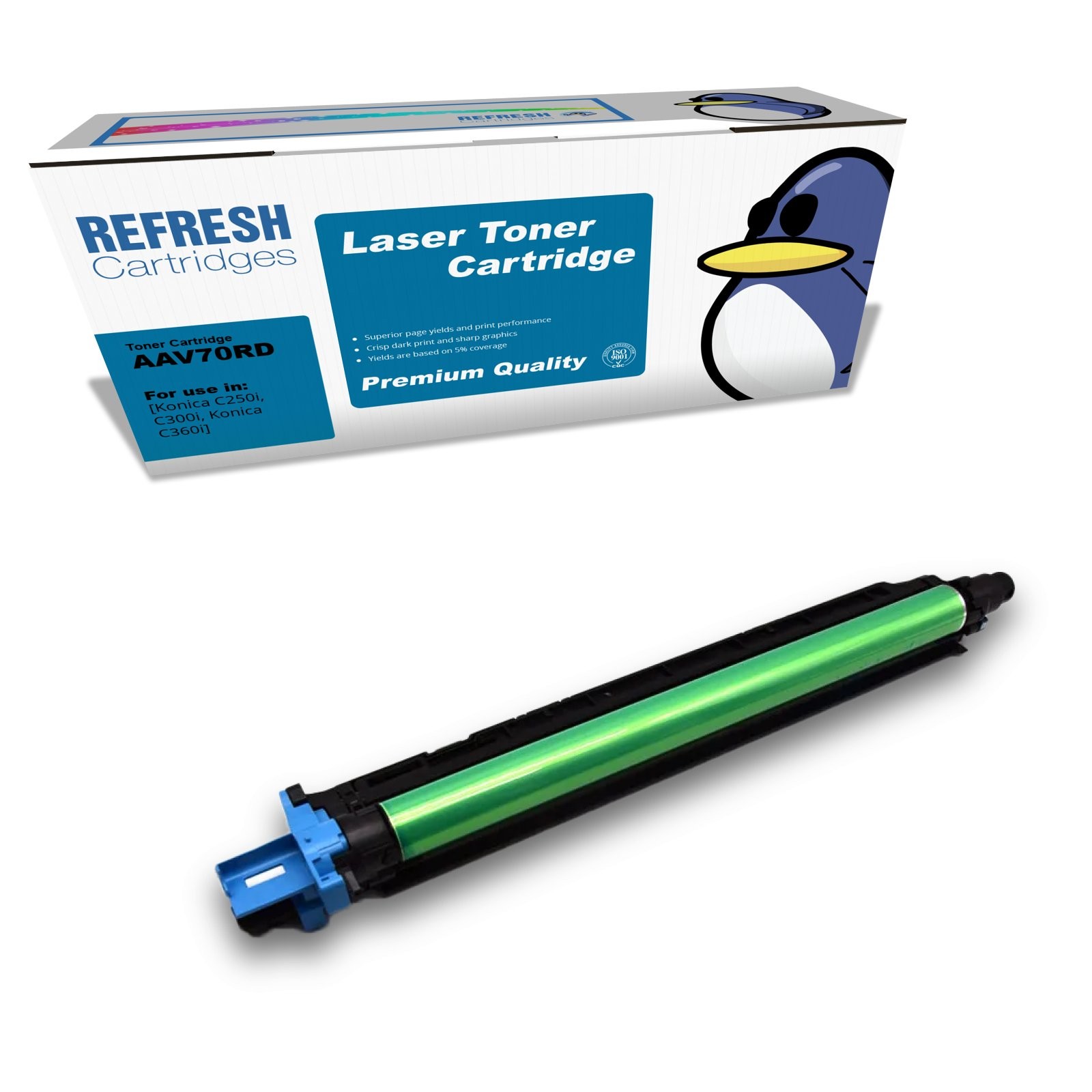 Refresh Cartridges Black Drum DR316K Compatible With Konica Minolta Printers