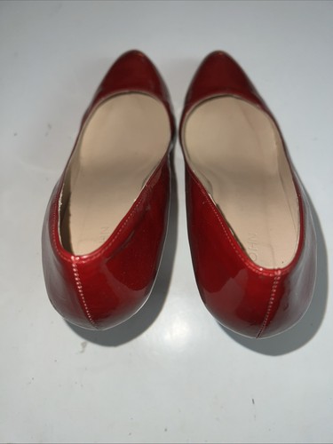 ST. JOHN Red Patent Leather Pump With Stiletto Heel Size 9M - Picture 9 of 9