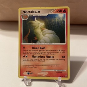 POKEMON TCG NINETALES 36/127 NON HOLO RARE MODERATE PLAY PLATINUM