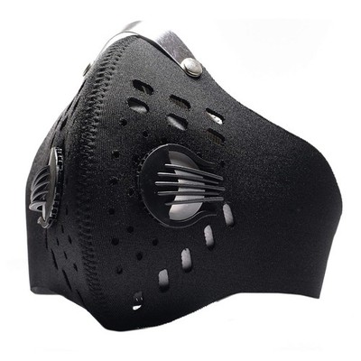 ECO-GEAR Anti Pollution Face Mask with 1 Count (Pack of 1), Black-medium 