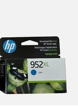NEW Genuine HP 952XL High-Yield Cyan Ink Cartridge - L0S61AN Exp. 02-2020