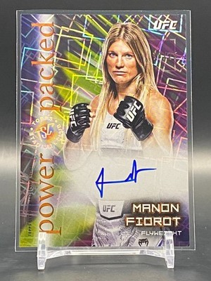 2025 Topps Stadium Club UFC Manon Fiorot Auto Power Packed #/25 Case Hit #PPA-MF