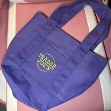 👻NEW Trader Joe’s Mini Halloween Tote Bag (Purple) 🎃 SHIPS TODAY!