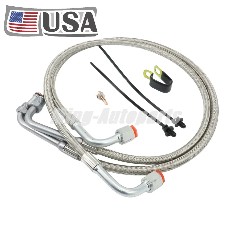 2 piezas para líneas de enfriador de aceite de manguera de aceite Polaris Trail Boss 330 03-08 2204030 5412355 Foto 2 de 4