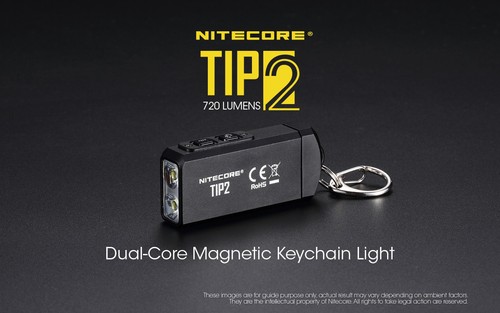 NITECORE TIP2 Luz de Bolsillo 720 Lúmenes Antorcha USB Recargable Llavero Linterna - Imagen 5 de 24