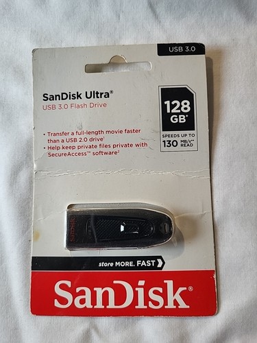 Clé USB 3.0 Sankdisk Ultra 128 Go - NEUVE scellée. - Photo 1/5