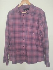 Men's Purple Checked Long Sleeved Shirt - XL - By Label Lab of London