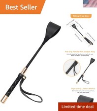 Versatile 30cm Riding Crop with Non-Slip Handle for Equestrian Training