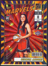 Georgia Amoore 2025 Donruss RC WNBA Net Marvels #17 Orange SSP Insert /399