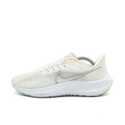 Nike Damen Pegasus 39 Sneaker Weiß/Silber Mesh Low-Top Air Zoom Laufschuh EU 38