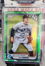 2024 Bowman - Chrome Prospects Roc Riggio #BCP-70 Lunar Glow Refractor (RC)