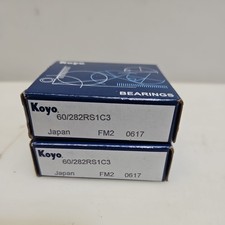 KOYO 60/282RS1C3 Rubber Sealed Model Radial Ball Bearing 28x52x12 mm JAPAN NOS