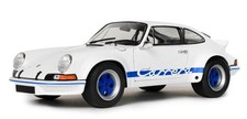 SOLIDO,PORSCHE 911 RSR 1973 White with Blue Stripes, 1/18, SOL1801119