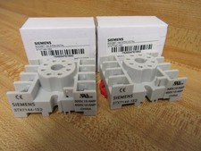 Siemens 3TX7144-1E2 Relay Socket 3TX71441E2 Pack of 2 