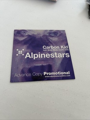 Alpinestars featuring Brian Molko Carbon Kid Promo CD Sammlerstück 