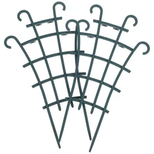 2 Pcs Plastic Trellis for Climbing Plants Support Rack Garden and Indoor