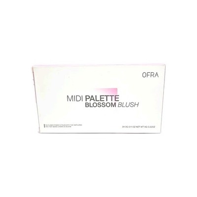  OFRA MIDI Palette Blossom Blush   3 × 3 g (0.11 oz) / Total 9 g (0.32 oz) NEW