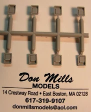 Rectangular Slam Locks 1/24th Scale By Don Mills Models
