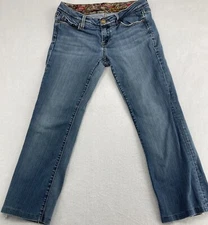 Vigoss Women Jeans Size 9 Low Rise Boot Cut Light Wash Milan Junior Y2K NOTE