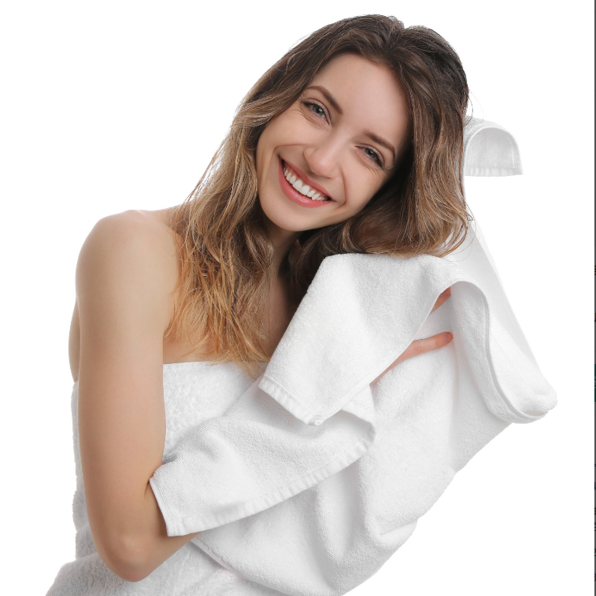 Superior - Asciugamani Da Bagno Assorbenti/Morbidi In Rayon Di - Foto 10