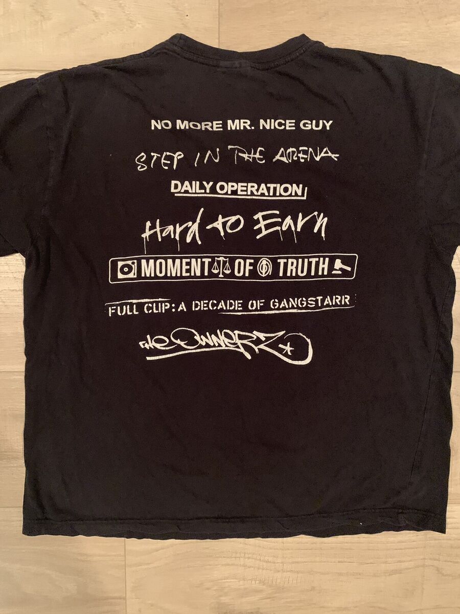 Vintage Gangstarr Forever (double sided) T-Shirt XL | eBay Vintage Gangstarr Forever (double sided) T-Shirt XL | eBay