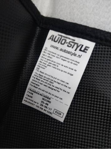 Honda Accord 2003-2006 Bra AutoStyle 0329 Bonnet Stone Guard Carbon Look Cover - Picture 5 of 5