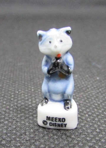 Fève Série Dans Pocahontas " Meeko " Le raton Laveur Raccoon Disney  #H5 - Imagen 1 de 2
