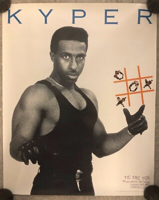1990 PROMO MUSIC POSTER* KYPER TIC TAC TOE 18X22'' PB14 D | eBay