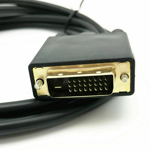 6 Feet Gold Plated DisplayPort DP to DVI-D Male Dual Link Cable Adapter 1080p - Picture 8 of 9