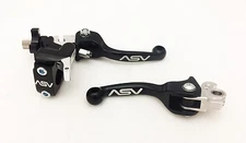 ASV F3 Front Brake Clutch Perch Levers Hot Start Shorty Black CRF 150R 250R 250X