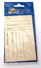 Z-Design 3714, Adre&szlig;-Etiketten, acht Etiketten in der Packung, NEU