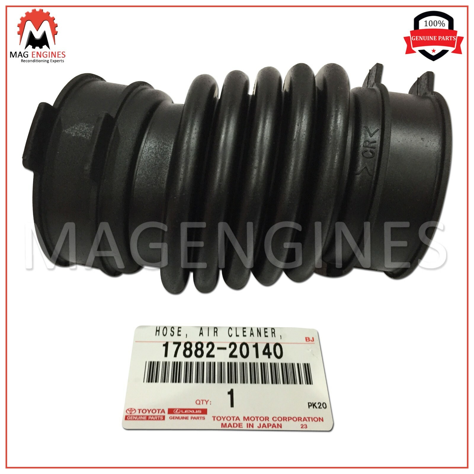17882-20140 MANGUERA ORIGINAL OEM, FILTRO DE AIRE, Nº2 1788220140 