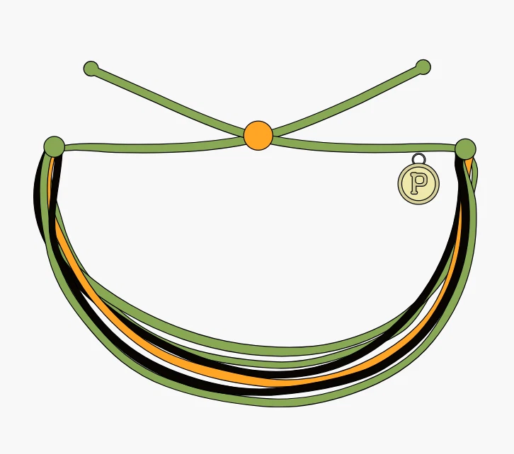 Браслет pura vida поддержка Ямайка черный зеленый и золотой - Изображение 2 из 3