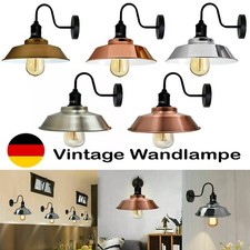 Retro Lampe Vintage Wandleuchten Wandlampe E27 Wandspot Design 240V