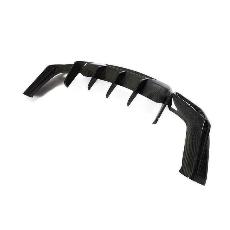 Labio de parachoques difusor trasero de fibra de carbono GT GTS para Mercedes Benz AMG GT GTR-Style Foto 3 de 4