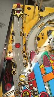 Demolition Man pinball machine car crash and eyeball playfeild Protector USA