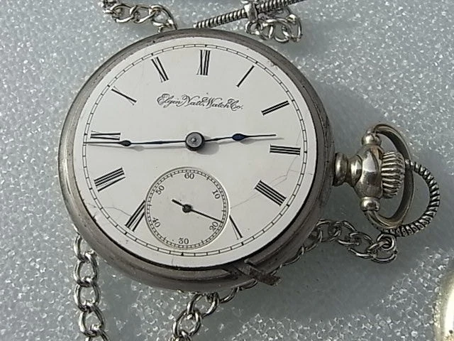 ANTIKE ELGIN Taschenuhr POCKET WATCH 掛表 挂表 CEP SAATI TASCHEN UHR - Bild 3 von 4