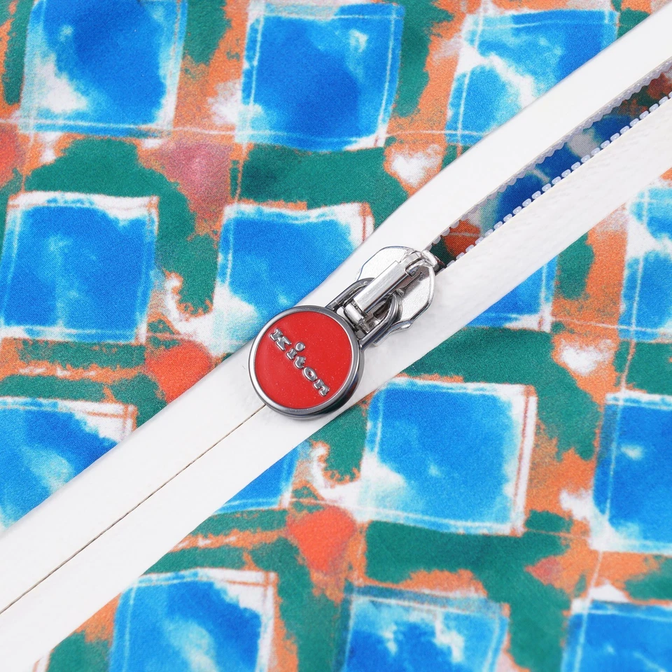 Jaqueta bombardeiro Kiton leve embalável repelente de água impressa M (Eu 50) nova com etiquetas - Imagem 4 de 4