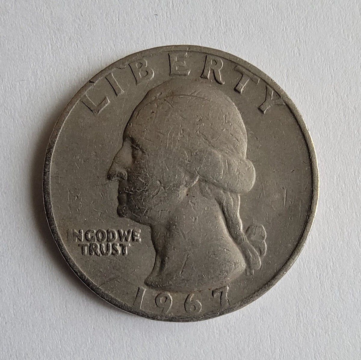 みったん Rare 1967 Quarter No Mint Mark Error US Mint 25 Cents | eBay
