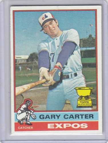 1976 Gary Carter Topps ALL STAR ROOKIE Card #441 - Expos NY Mets Nice Shape