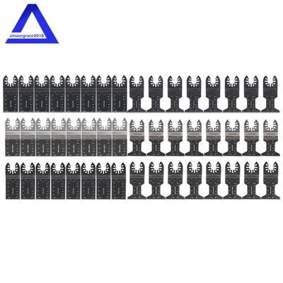 48 × Metal Wood Universal Oscillating Multitool Quick Release Saw Blades