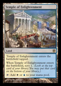 Temple of Enlightenment - Foil x1 - Born of the Gods - Light Play, English - Bor