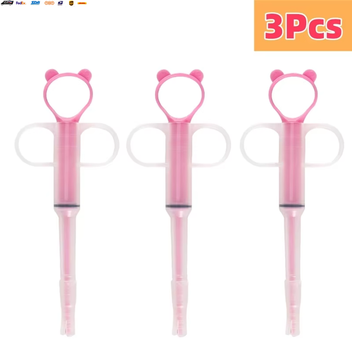 Pet Medicine Feeder Dispenser Cat Tablet Syringe Feeder Soft Tip Multi-Purpose F