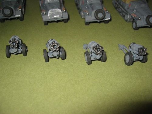 Batería Lanzador 21cm con Blindado SWS 1944 en Bélgica. (Serie pequeña 1:87) - Imagen 7 de 9