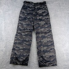 Columbia Pants Boys Large Belted Hiking Straight Heavyweight Cargo Lined Snap