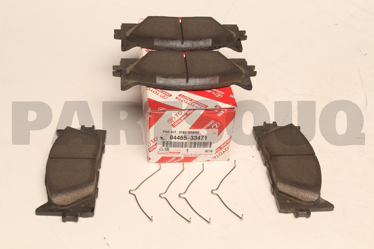 0446533471 Genuine Toyota PAD KIT, DISC BRAKE, FRONT 04465-33471  