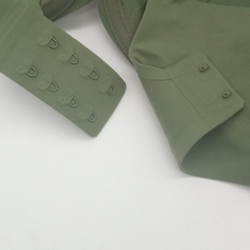 Aerie Bra Womens 34D SMOOTHEZ Full Coverage Lightly Lined Olive Fun Green NWOT - Picture 6 of 7