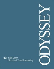 2008 2009 Honda Odyssey Electrical Troubleshooting Diagnostic Procedure Manual