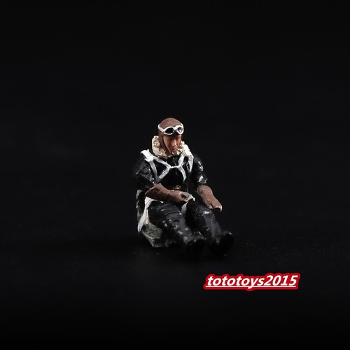 9pcs 1/48 WWII Male Pilot soldier Scene Miniatures Figures For Cars Vehicle Toy - Picture 4 of 9